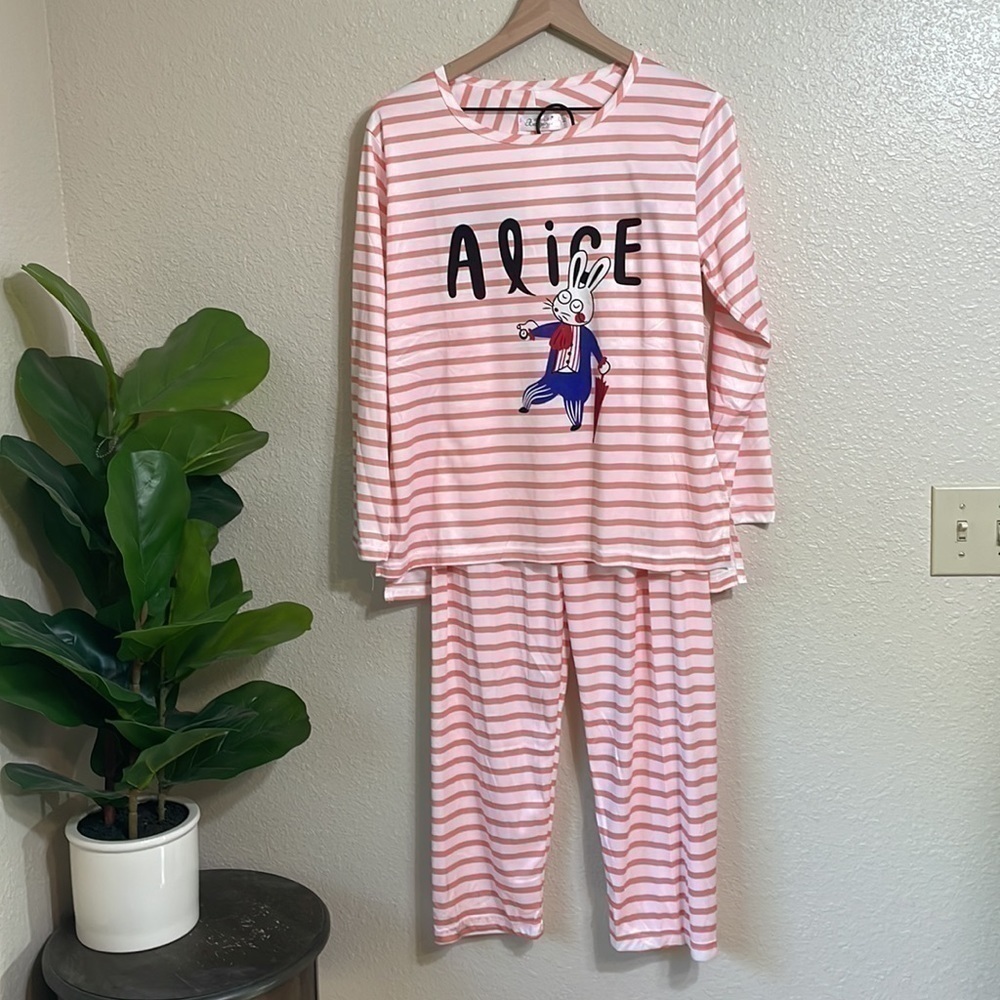 Alice White Rabbit pjs